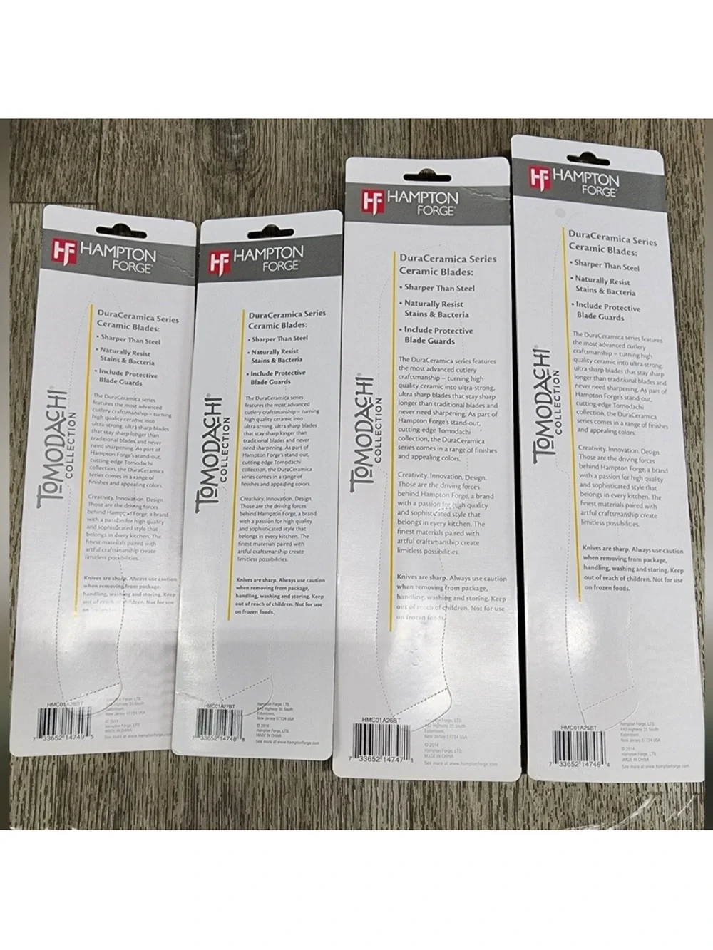 New 4Pc set of Hampton forge tomodachi knives